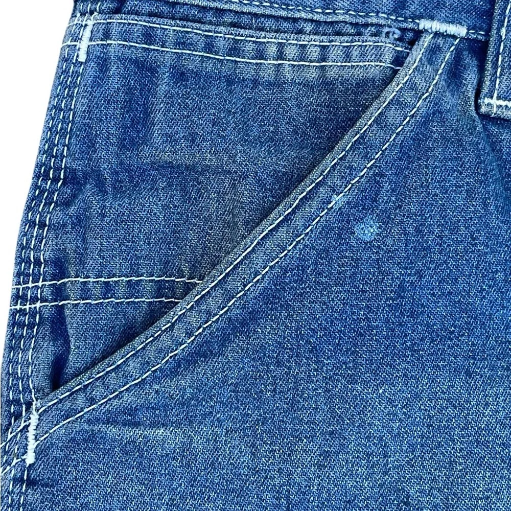 Vintage 1970’s Roebucks blue Jeans size 44 x 32 (waist altered)-RARE MENS DENIM